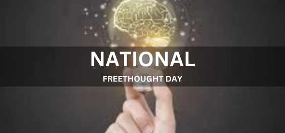 NATIONAL FREETHOUGHT DAY [राष्ट्रीय स्वतंत्रता दिवस]